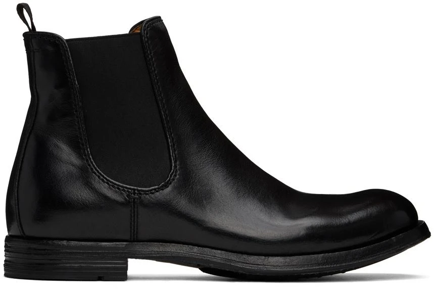 Officine Creative Black Balance 008 Chelsea Boots 1