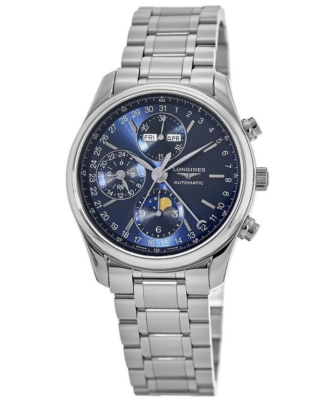 Longines Longines Master Collection Automatic 40mm Blue Chronograph Dial Steel Men's Watch L2.673.4.92.6 1