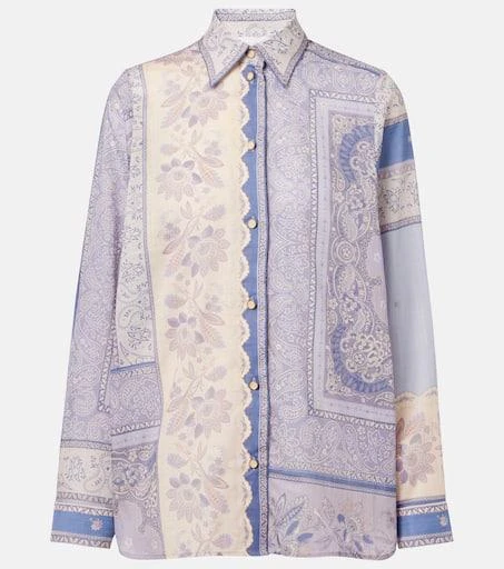 Zimmermann Lucky printed cotton shirt 1