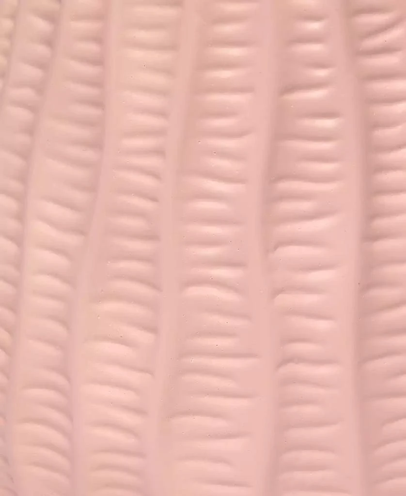 Simple Designs 11.02" Traditional Mini Modern Ceramic Texture Pastel Accent Bedside Table Desk Lamp with Matching Fabric Shade 48