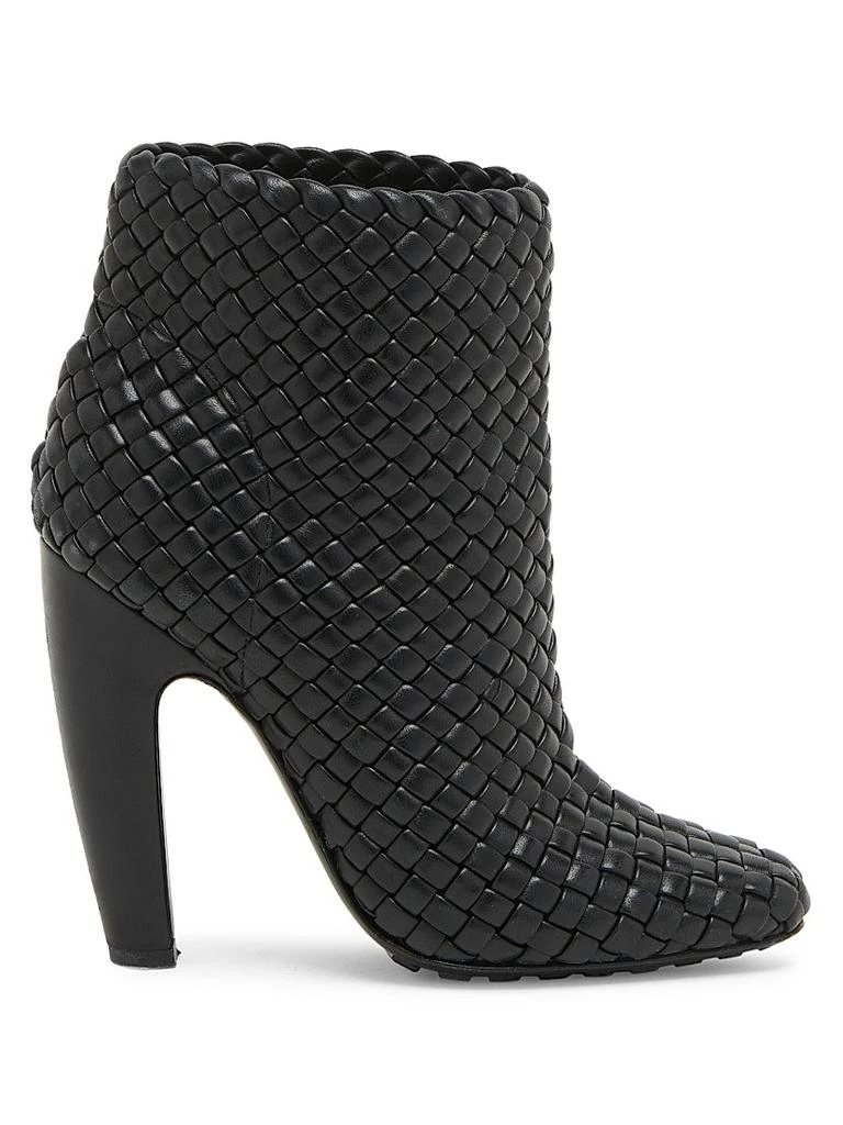 Bottega Veneta Woven Leather Ankle Boots 1