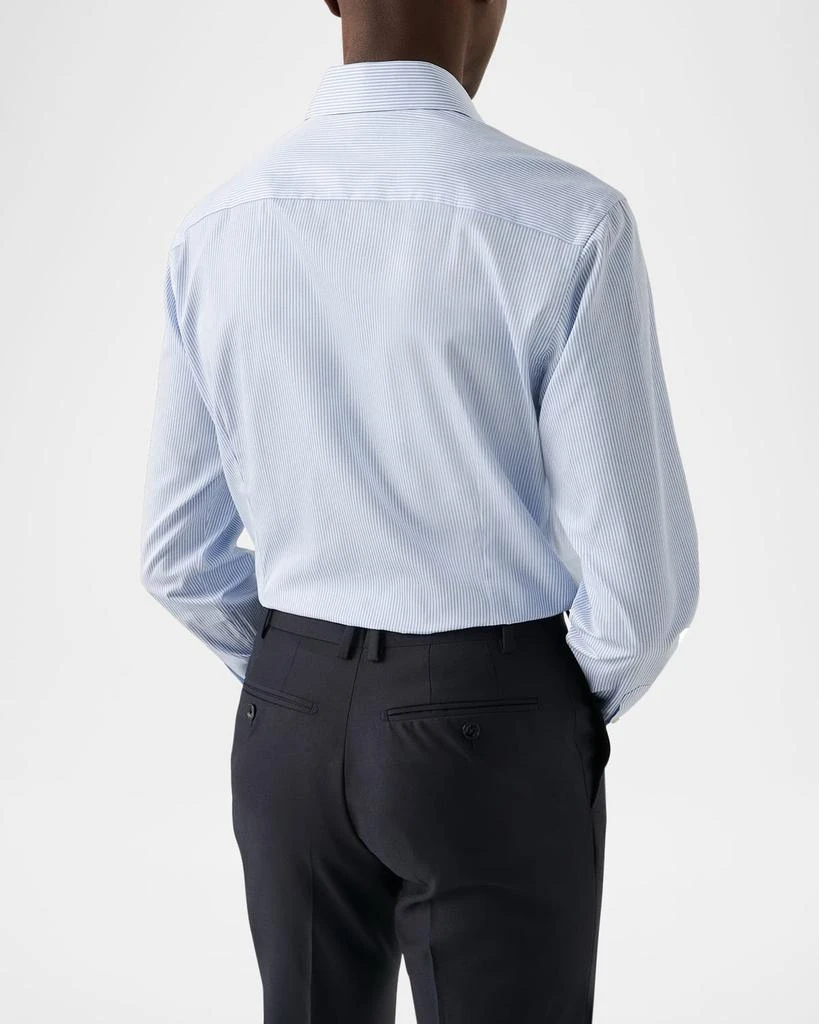 Eton Men's Stripe Twill Contemporary-Fit Dress Shirt 4