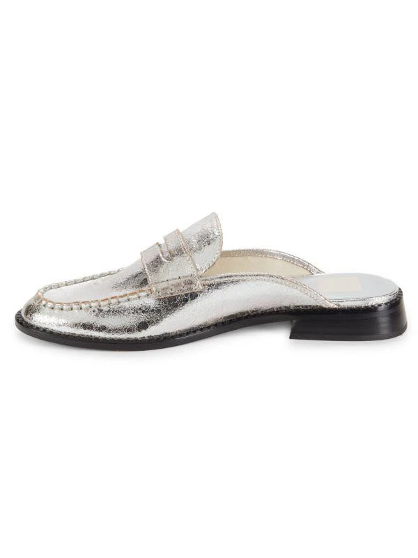 Dolce Vita Havan Metallic Leather Mules 4