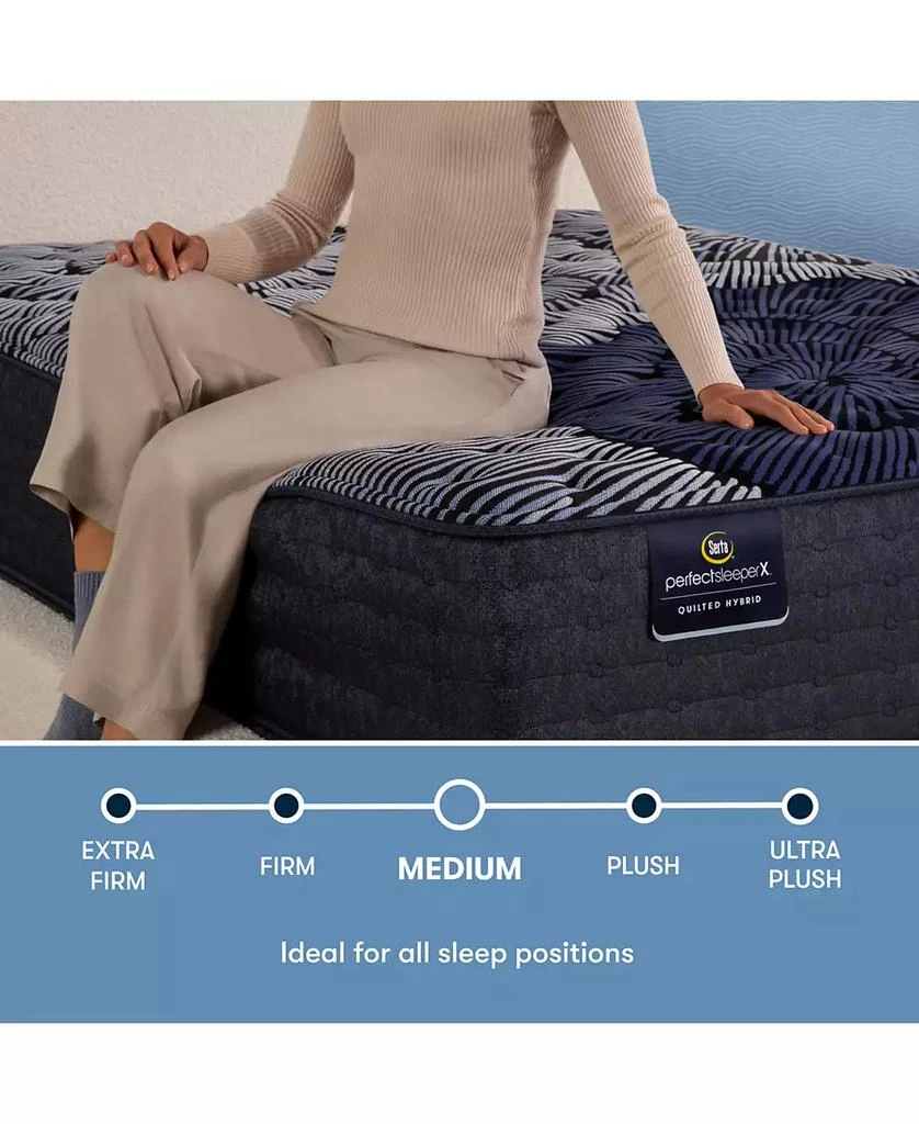 Serta Perfect Sleeper X Max Medium 14-1/4" Quilted Hybrid Mattress Set Collection 3