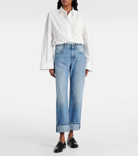 Brunello Cucinelli Low-rise straight jeans 7