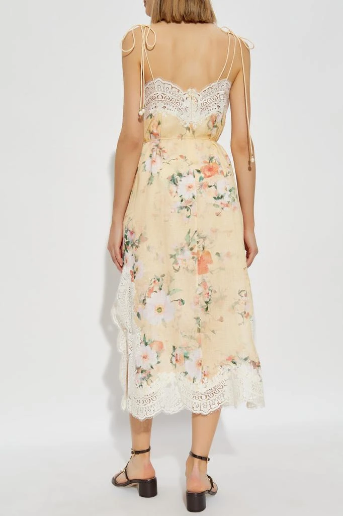 Zimmermann Zimmermann Floral Motif Spaghetti Strap Midi Dress 3