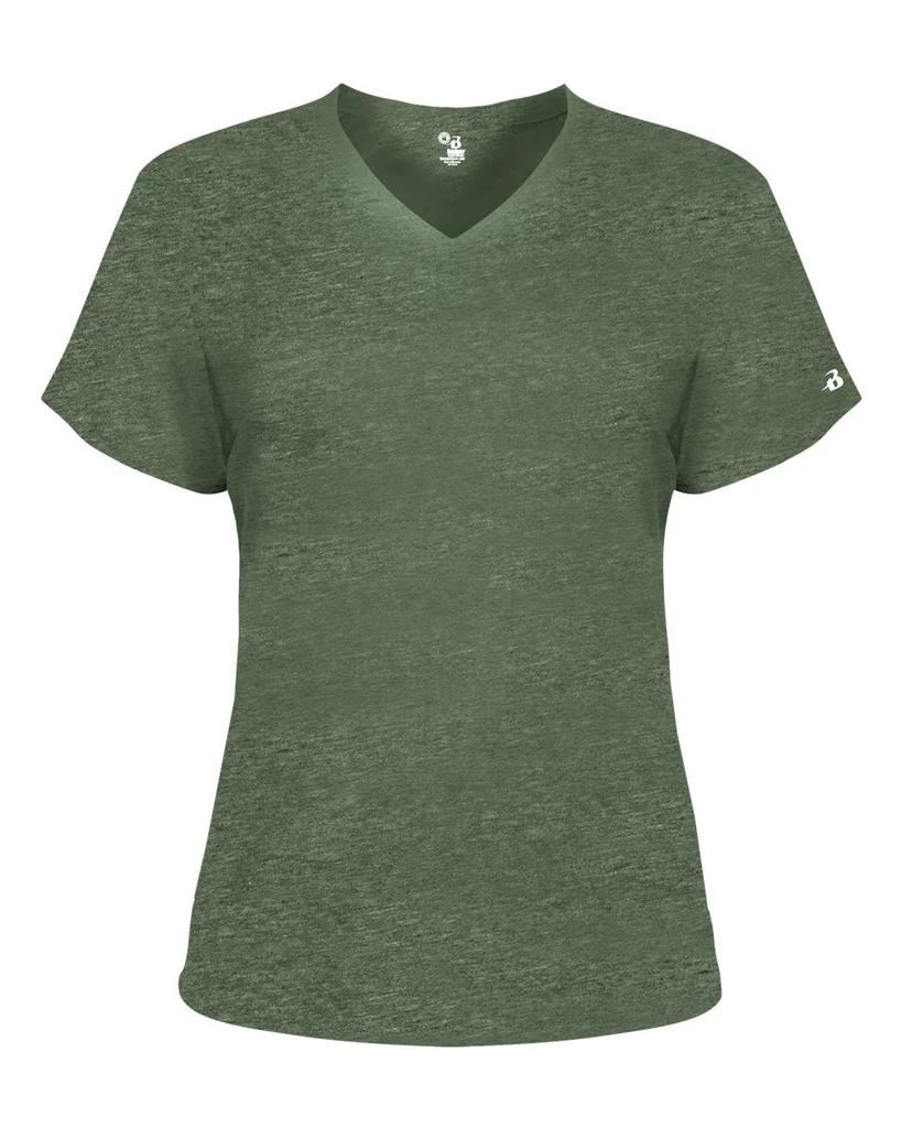 Badger Women’s Triblend Performance V-Neck Short Sleeve T-Shirt 16