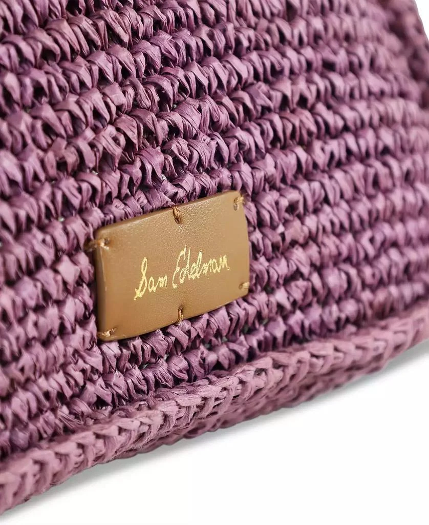 Sam Edelman Phoebe Small Raffia Shoulder Flap Shoulder Bag 4