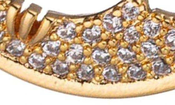 EYE CANDY LOS ANGELES Moon 
Star Crystal Drop Earrings 2