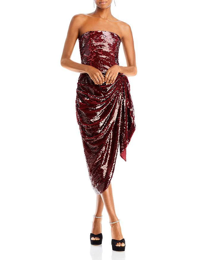Cinq à Sept Shea Strapless Sequin Dress 1