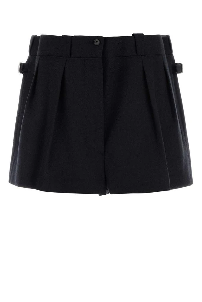Prada Prada Chevron Pleated Shorts 1