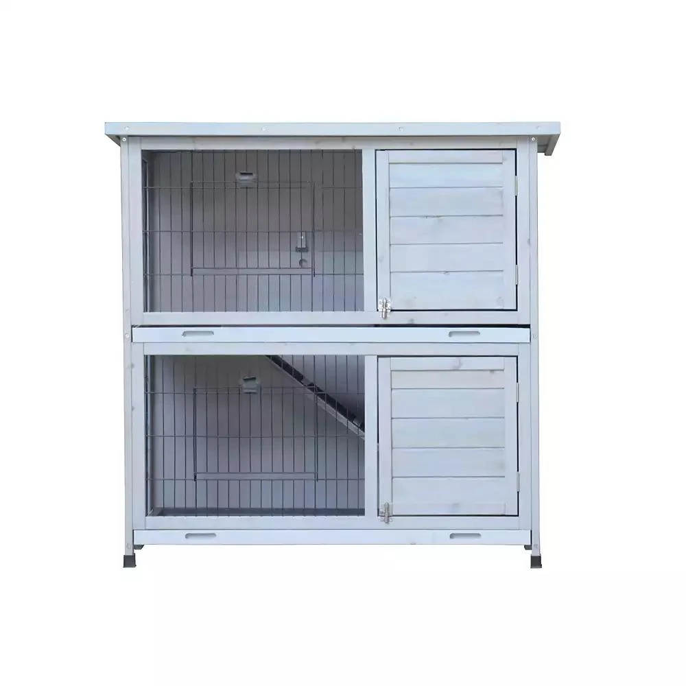 Streamdale Furniture Streamdale 2-Story Outdoor Rabbit Hutch with Run
Removable Trays 3