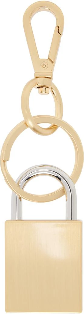 AMI Gold Ami De Coeur Padlock Keychain 2