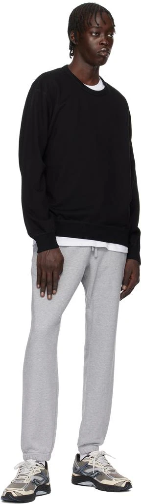 REIGNING CHAMP Gray Midweight Terry Standard Sweatpants 4