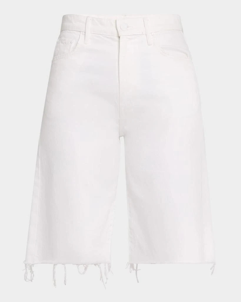 Clothing Mother Denim Shorts Sale The Maven Bermuda Fray Denim