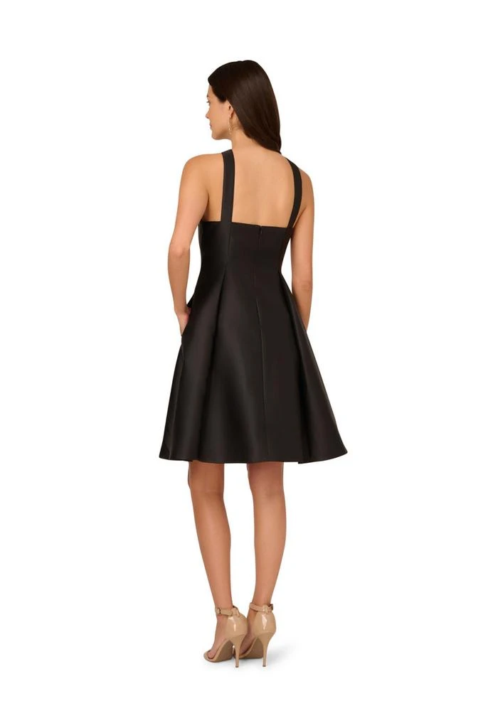 Adrianna Papell Halter mikado short dress 2