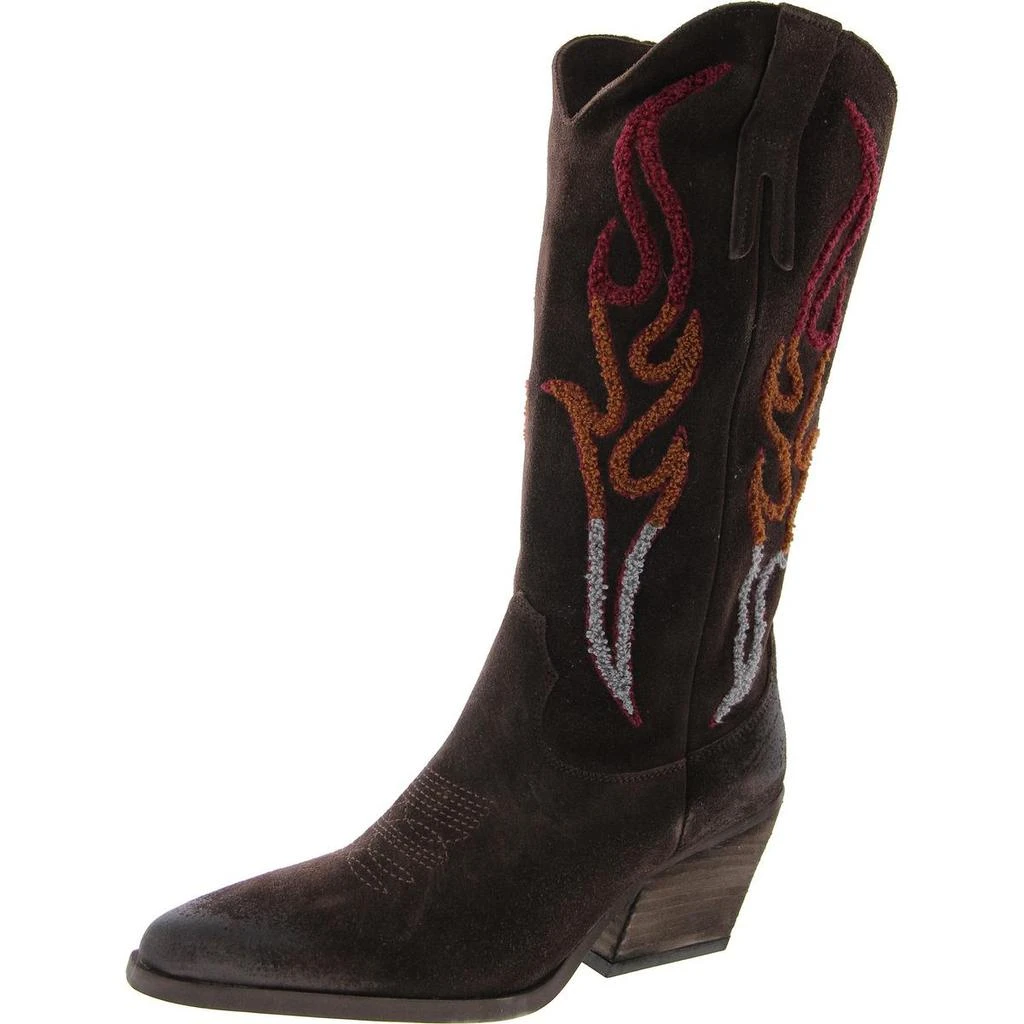 Steve Madden Graciella Womens Block Heel Pointed Toe Cowboy, Western Boots 1