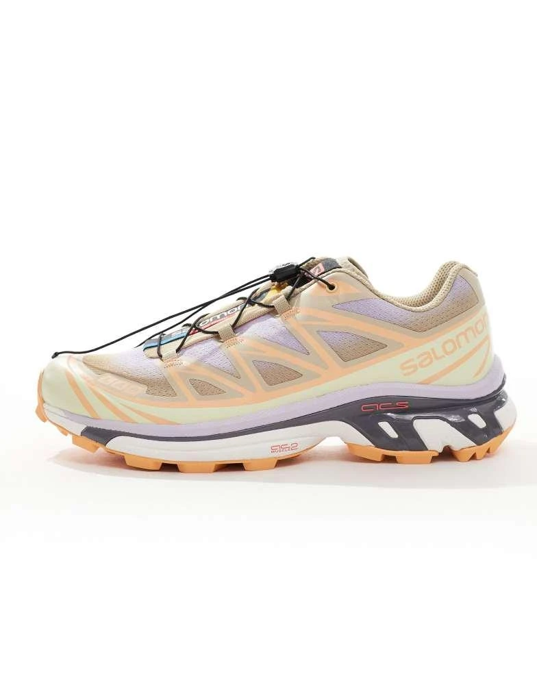 Salomon Salomon XT-6 Skyline trainers in white pepper 2
