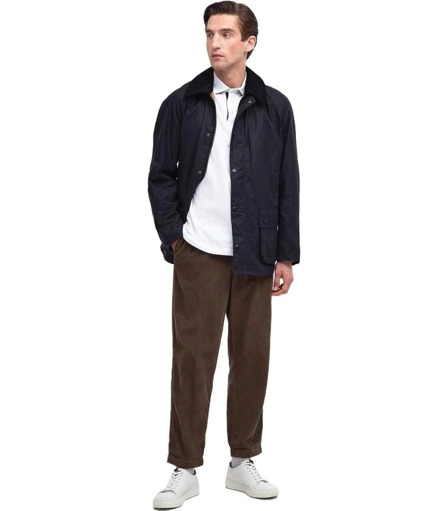 Barbour Barbour Ashby Wax Navy Blue Jacket 2