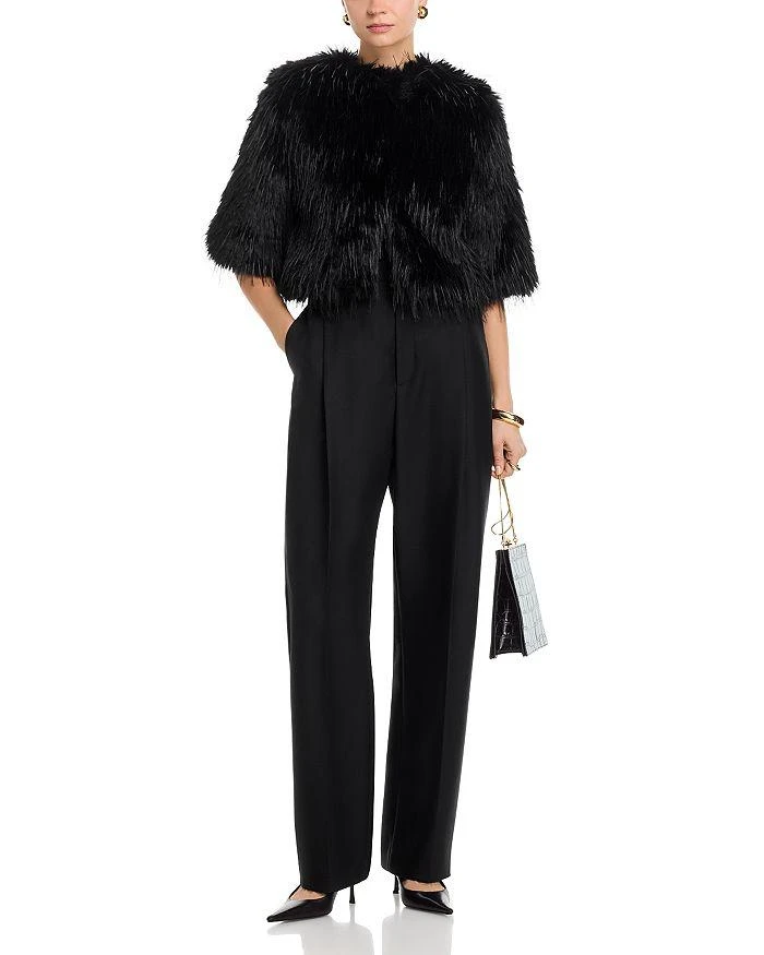 BCBG Aspen Faux Fur Shrug 2