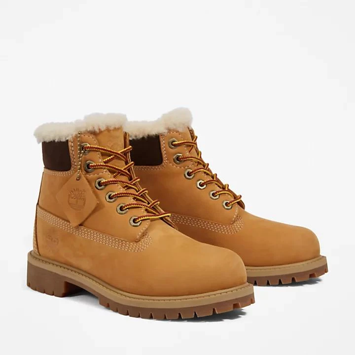 Timberland Timberland® Premium 6 Inch Winter Boot for Youth in Yellow 4