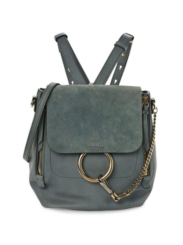 Chloé Leather & Suede Backpack