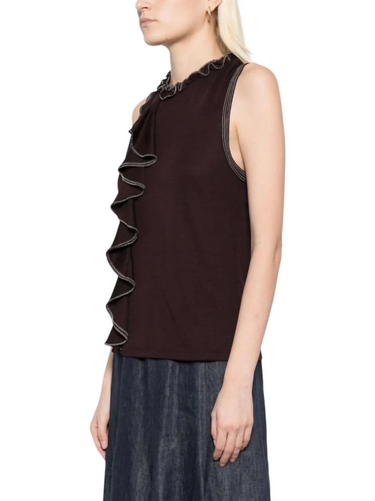 Ulla Johnson Brea Top In Mahogany 3