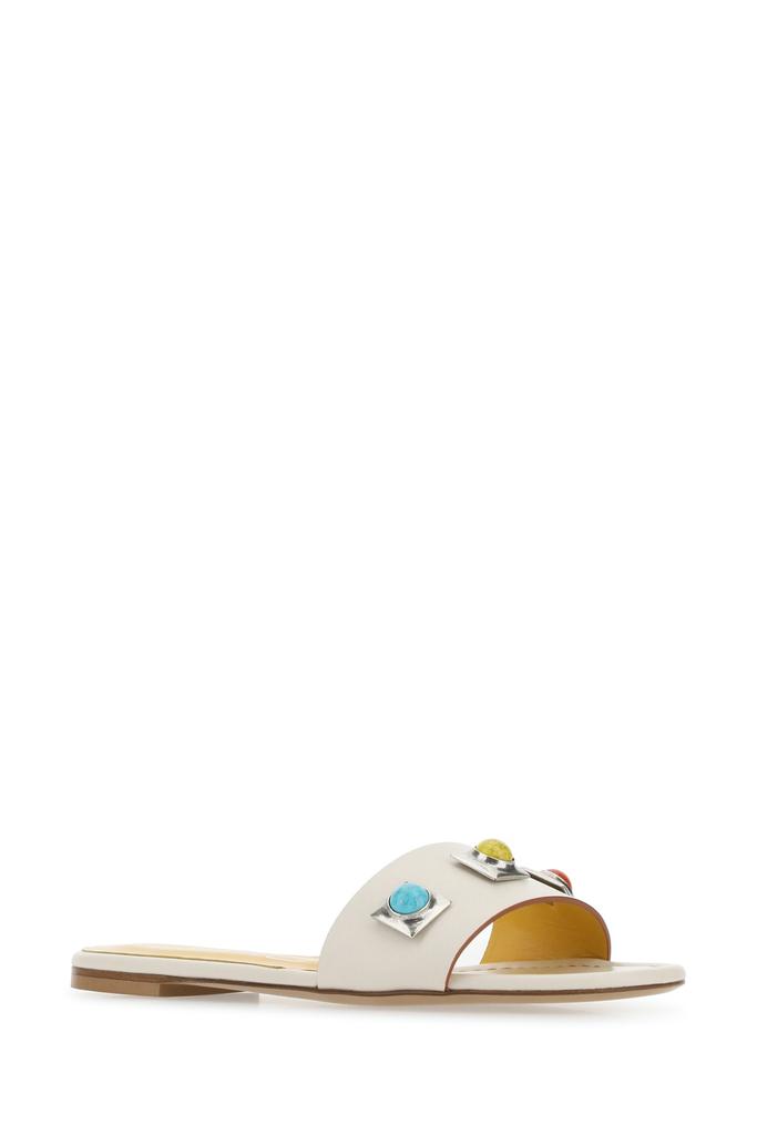 サンダル・ミュール ETRO Chalk Leather Slippers ETRO SANDALI - BeyondStyle