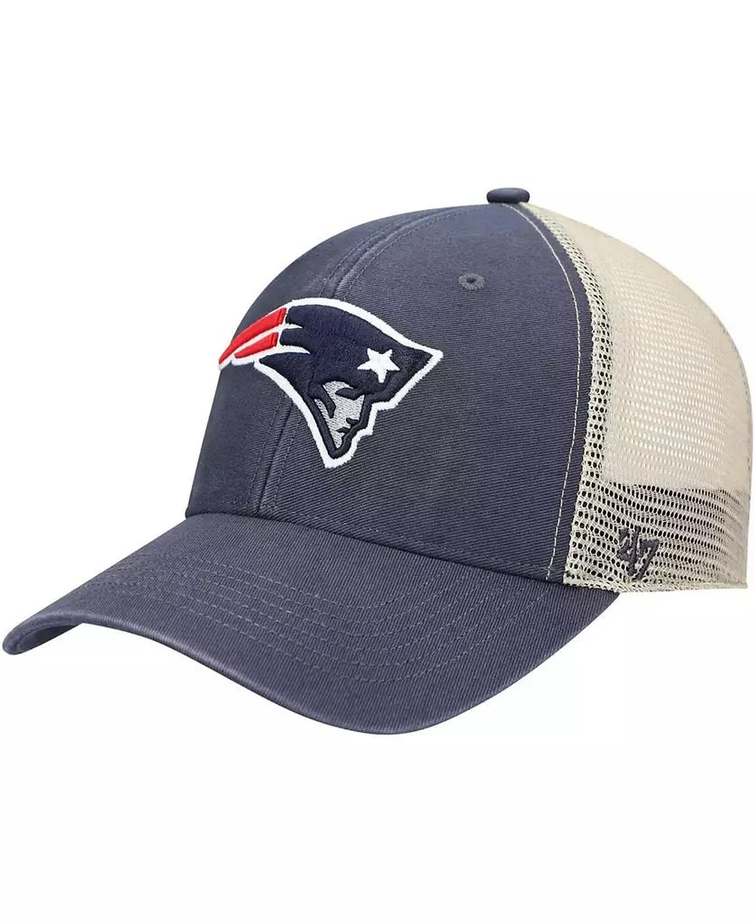 47 Brand Men's Navy New England Patriots Flagship MVP Snapback Hat 1