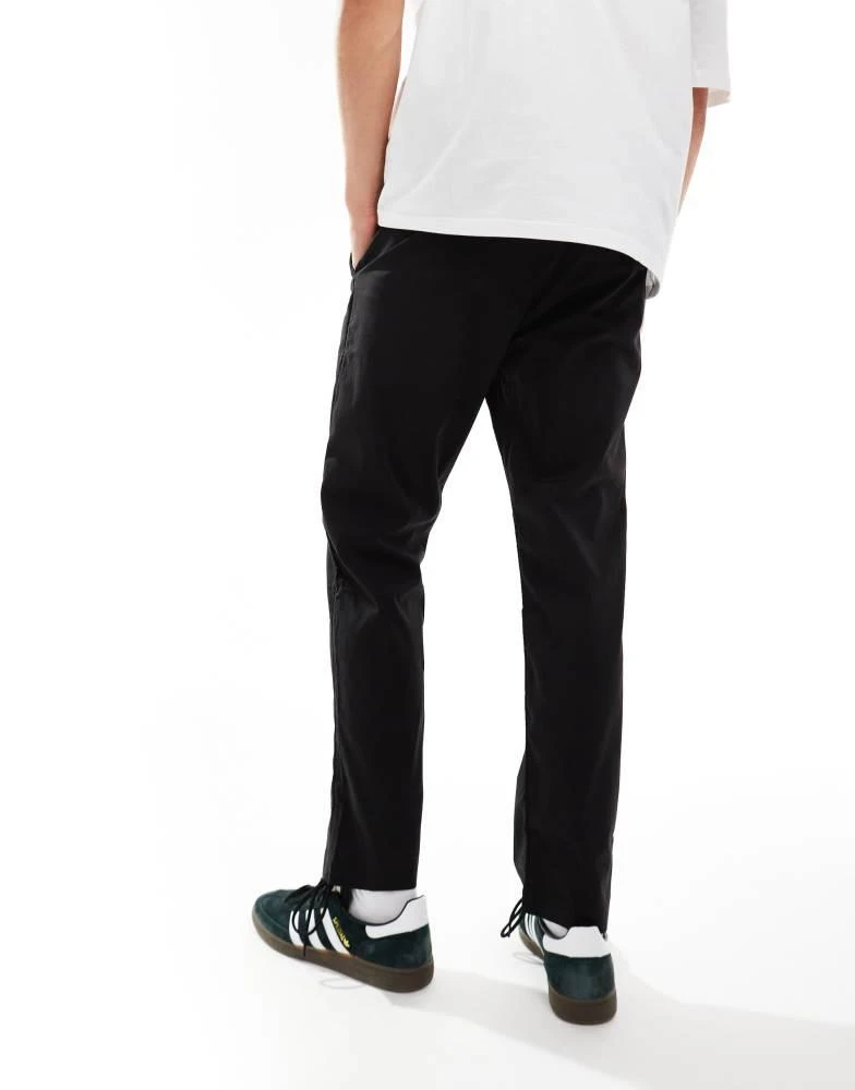 HOLLISTER Hollister slim straight tech cotton nylon chinos in black 3