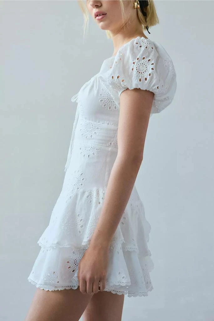 Kiss The Sky Kiss The Sky Xena Eyelet Lace Drop Waist Romper 3