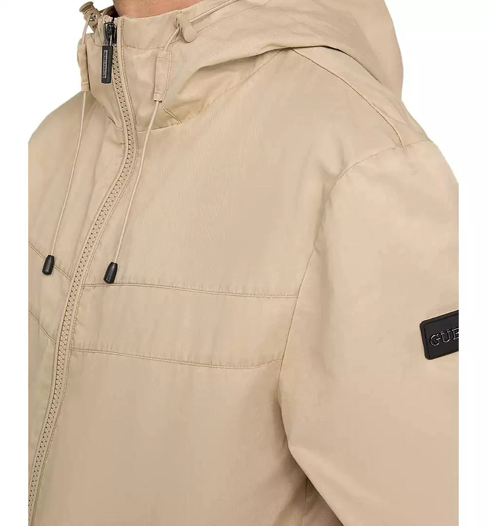 GUESS Men's Washed Hooded Windbreaker 3