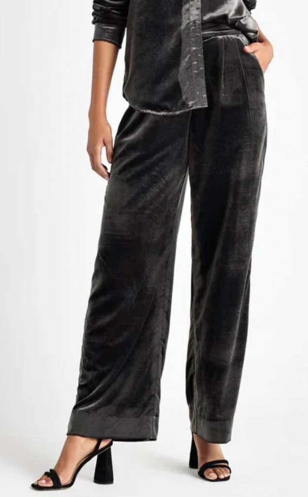 Splendid Splendid - Irene Velvet Wide-leg Pant