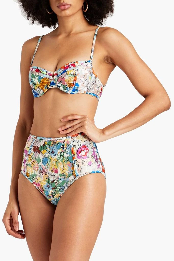 Shop Floral-print bikini top on Sale at BeyondStyle – Get 80% Off