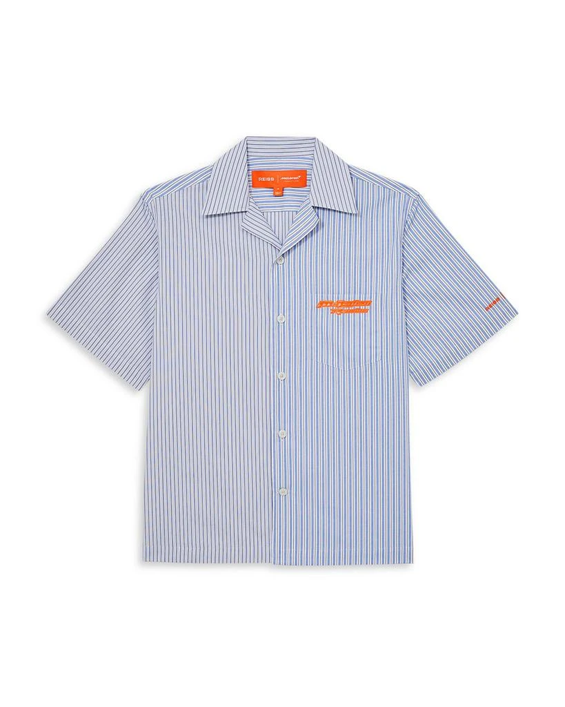 REISS Short Sleeve Poplin Camp Shirt 6