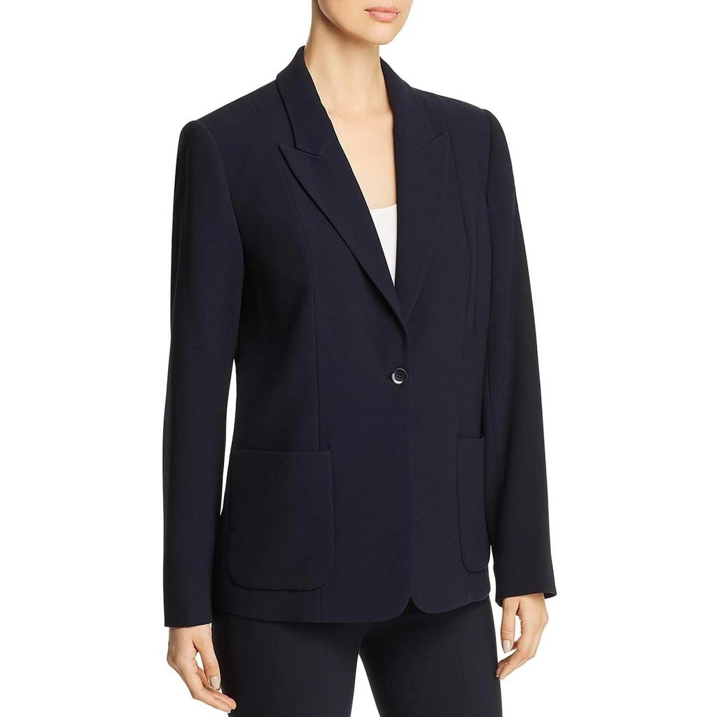 Tahari Elie Tahari Womens Wendy Office Wear Professional One-Button Blazer 1