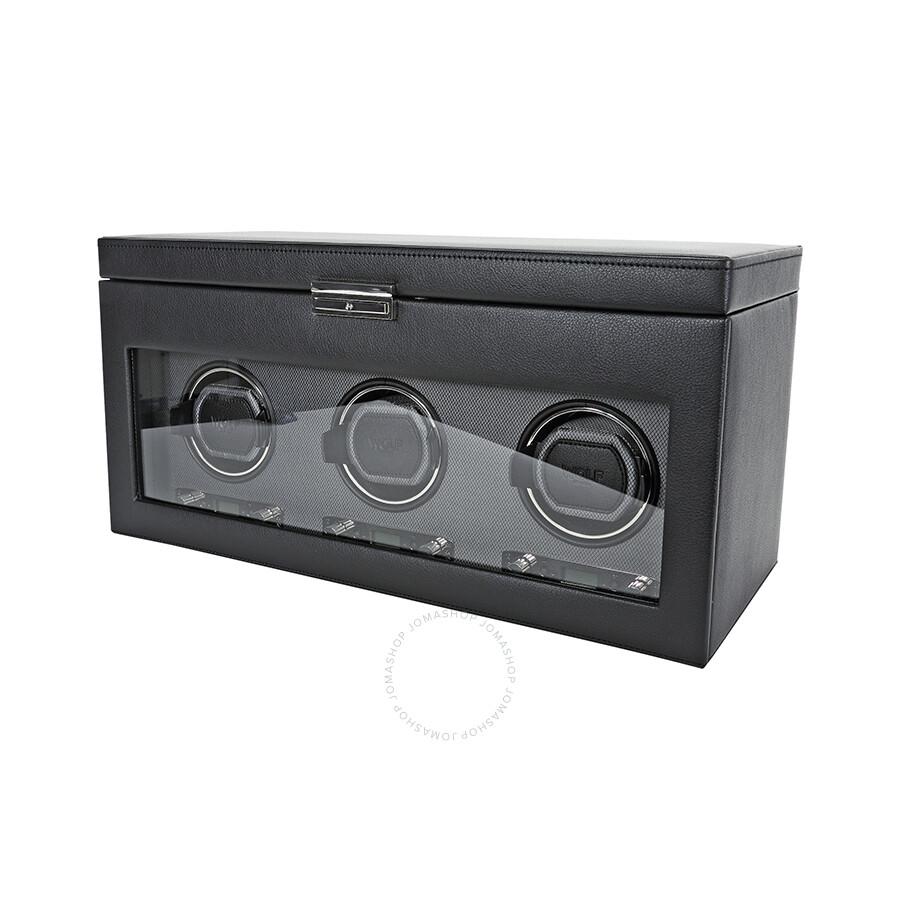 Wolf Viceroy Module 2.7 Triple Watch Winder with Storage