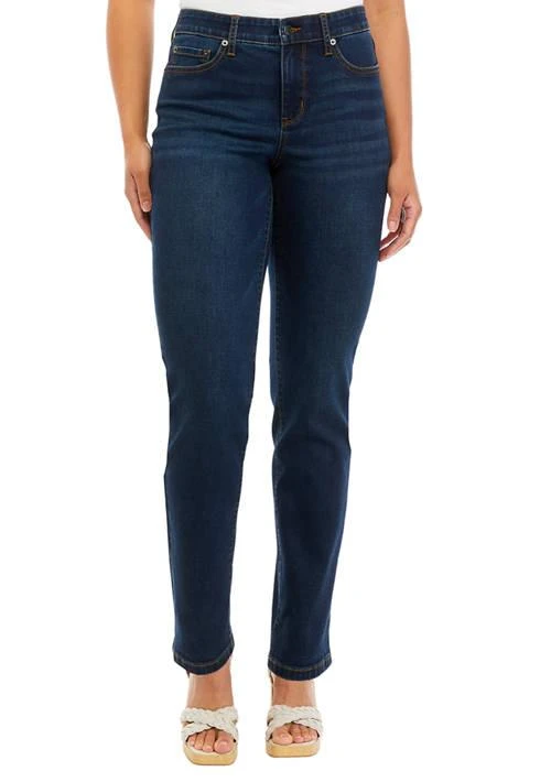 Wonderly Womens Mid Rise Straight Stretch 31 Jeans 1