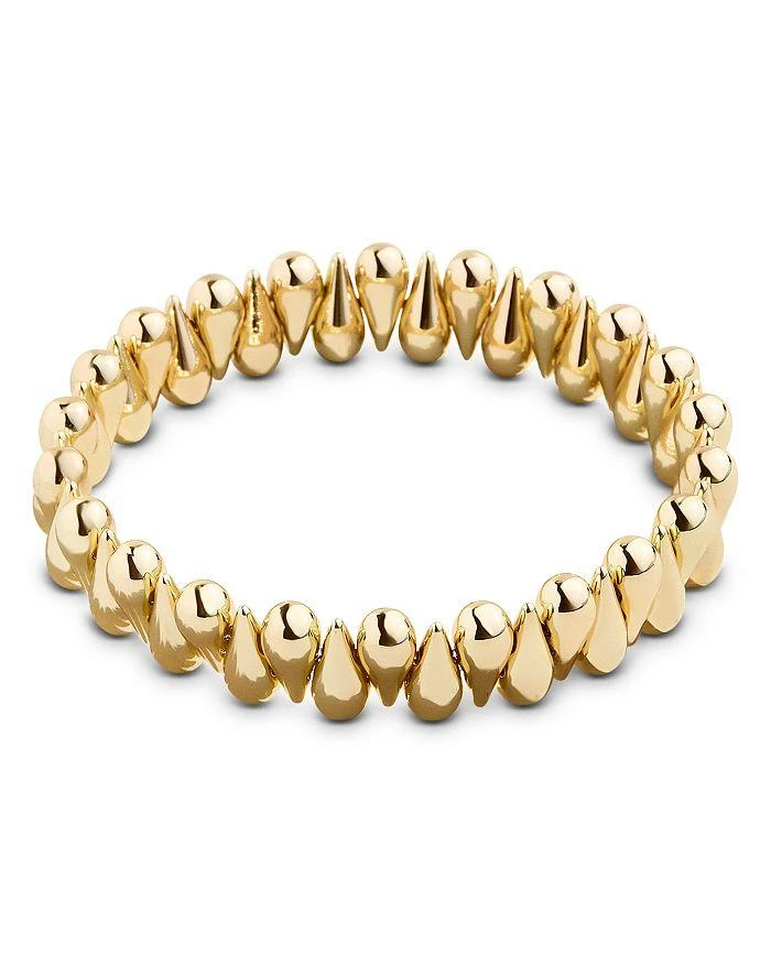 BAUBLEBAR Ella Sculptural Bead Stretch Bracelet in Gold Tone 1