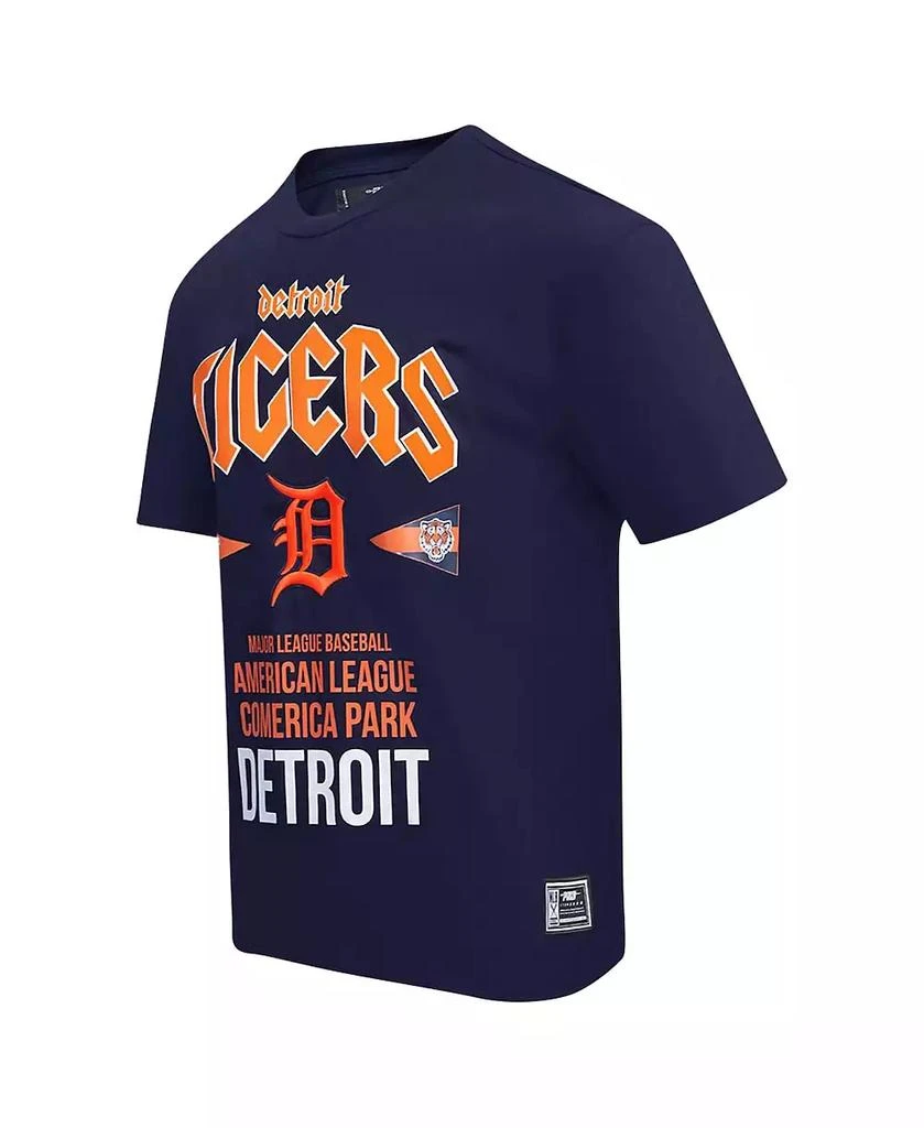 Pro Standard Men's Navy Detroit Tigers Oversized City Tour T-Shirt 2