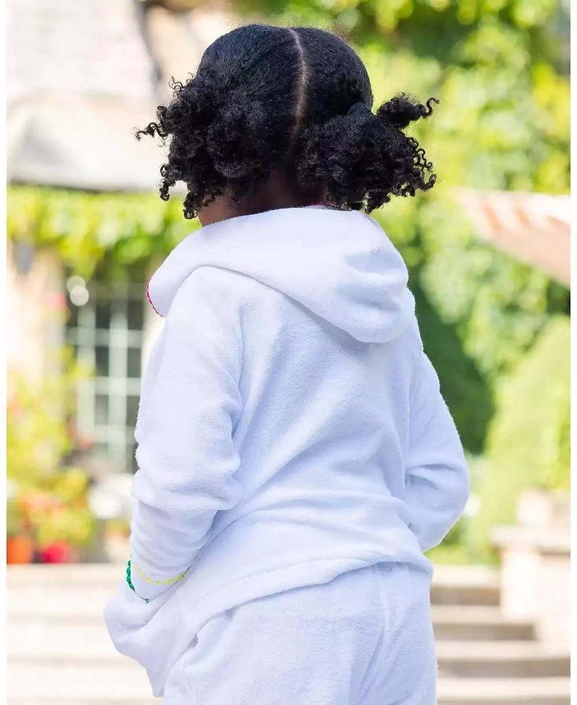 Florence Eiseman Big Girl Terry Hoodie With Pom 3