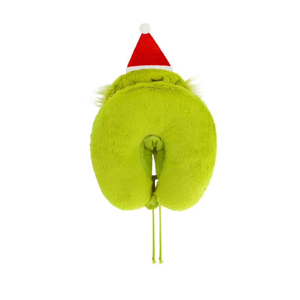 Dr. Seuss THE GRINCH SANTA HAT HOODIE NECK PILLOW