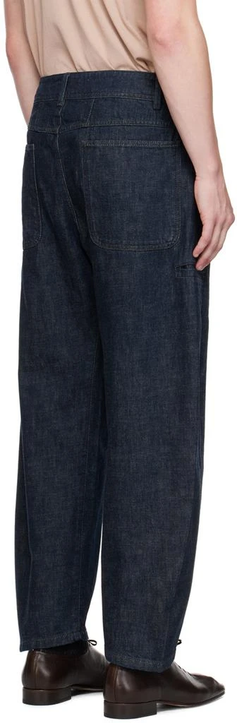 Lemaire Indigo Twisted Workwear Jeans 3
