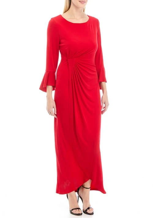 Shop Apparel Womens 3 4 Sleeve Solid Slim Maxi Dress on Sale at BeyondStyle   Get 70% Off Apparel Womens 3 4 Sleeve Solid Slim Maxi Dress with  Limited-Time Flash Deals, Exclusive