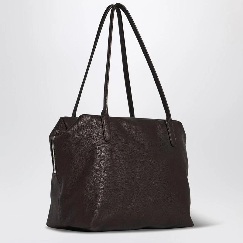 The Row Henri bag brown in grained leather 2