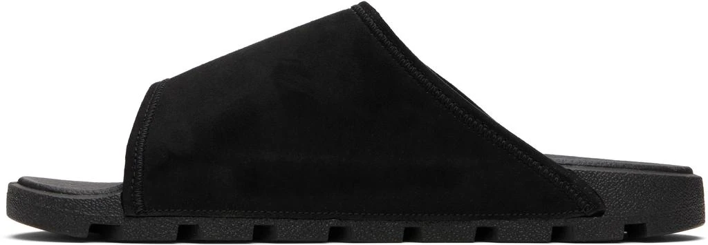 Hugo Boss Black Strap Faux-Suede Upper Sandals 3
