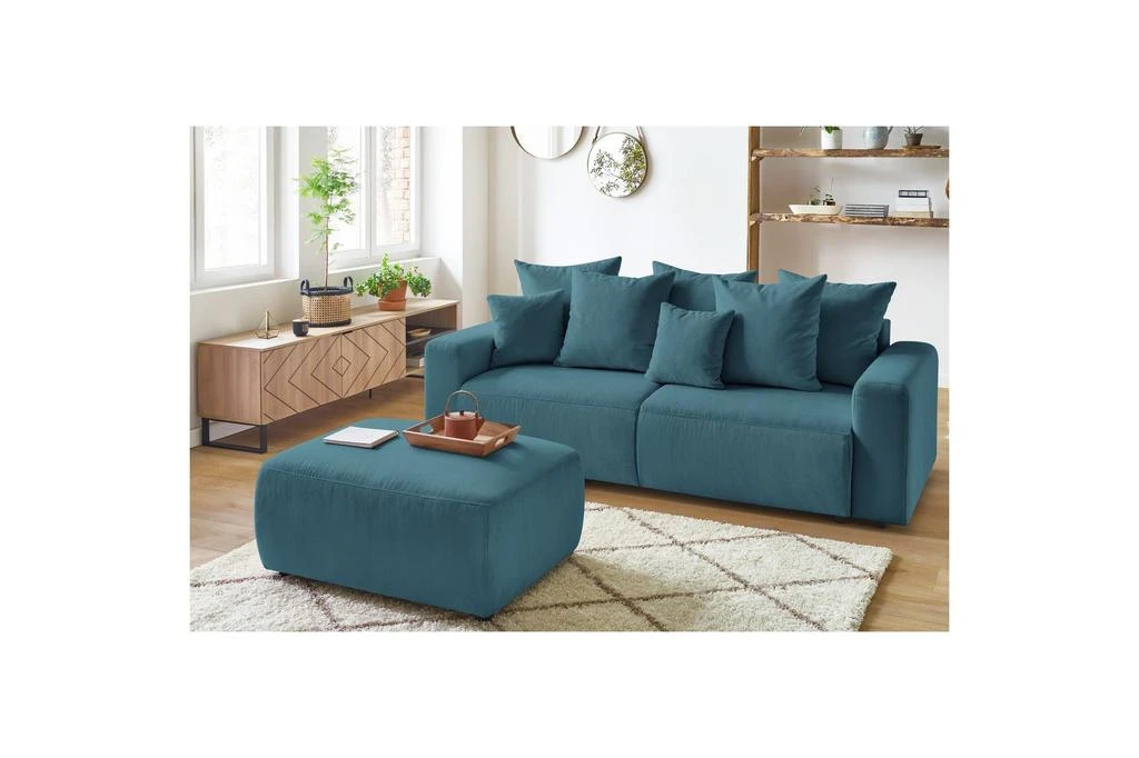 预计3周后发货 Bobochic Pouf - Envy - Velours Côtelé 7