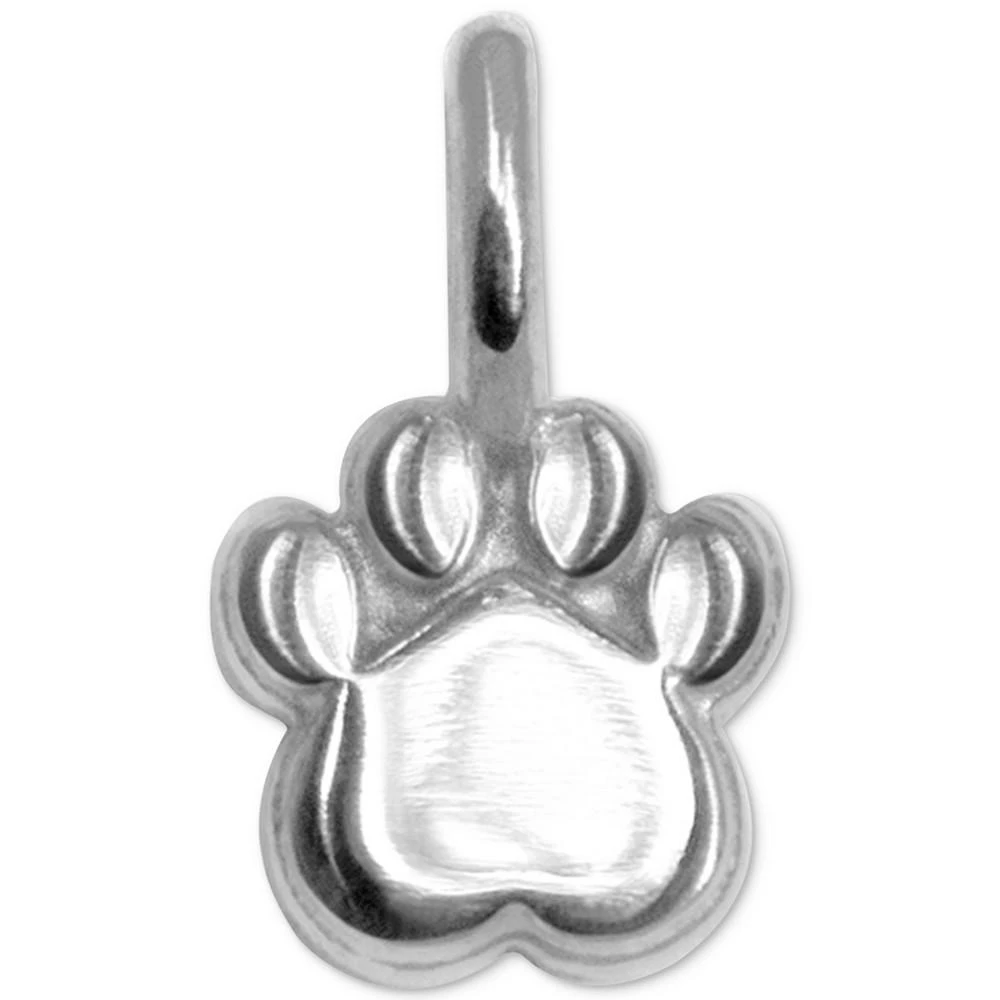Alex Woo Paw Pendant in Sterling Silver 1