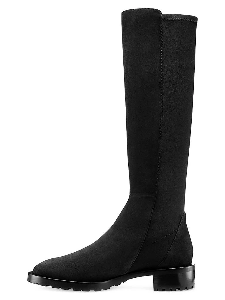 Stuart Weitzman 5050 Suede Knee-High Lug Boots 4