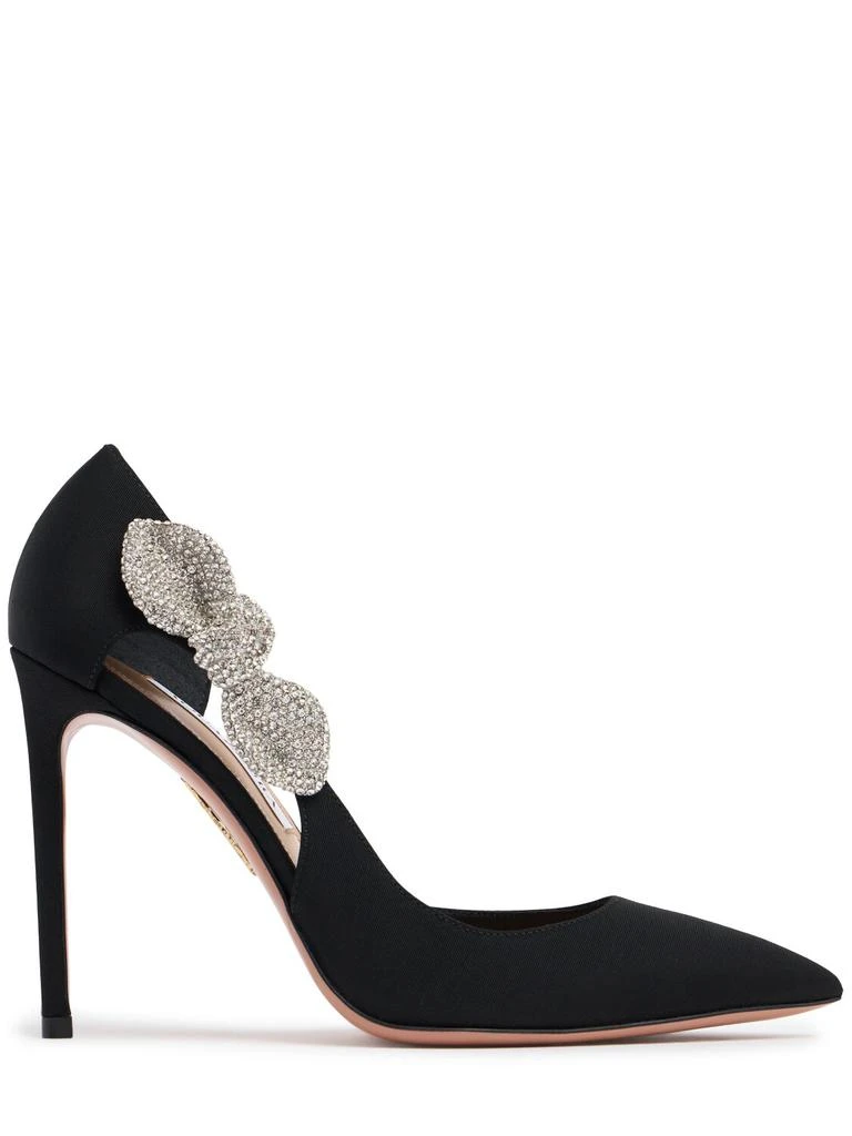 Aquazzura 105mm Very Bow Tie Grosgrain Pumps 1